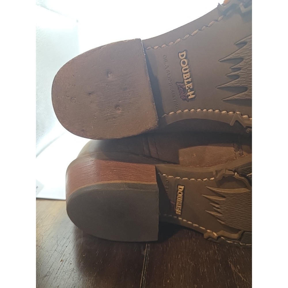 Double-H Daniela Soft Toe Boot Brown Western / Women's Size 9M **Read** - Picture 7 of 7
